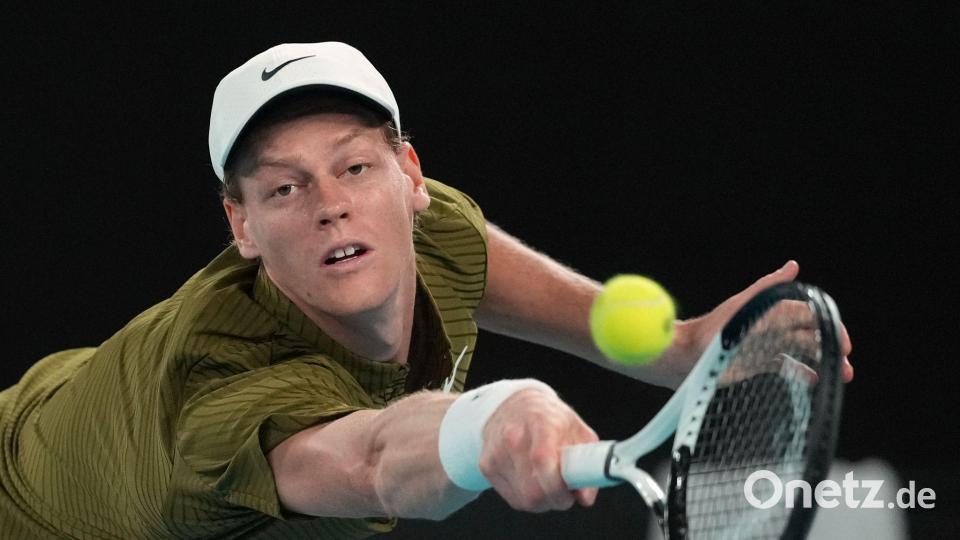 Jannik Sinner kann seinen Titeln nicht verteidigen. Bild: Asanka Brendon Ratnayake/AP/dpa