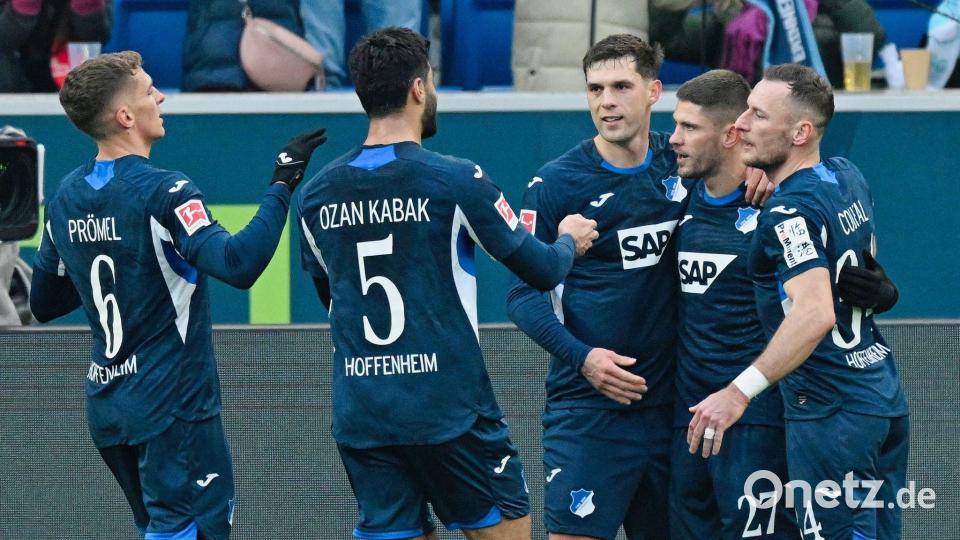 Brach den Bann gegen Union: Torjäger Andrej Kramaric (2.v.r.). Bild: Uwe Anspach/dpa