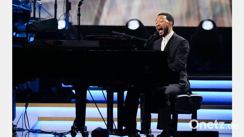 John Legend trat bei der Benefiz-Gala auf. Bild: Chris Pizzello/Invision/AP/dpa