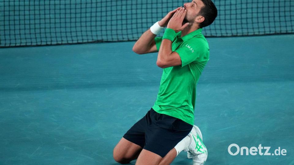 Novak Djokovic steht vor dem größten Triumph seiner Karriere. Bild: Dar Yasin/AP/dpa