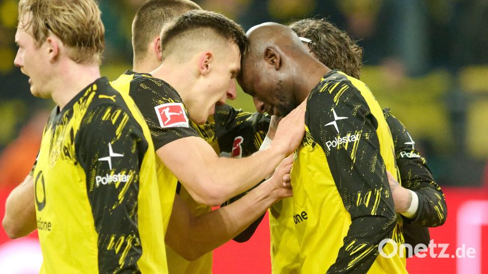 Doppelpack für BVB-Stürmer Serhou Guirassy Bild: Bernd Thissen/dpa