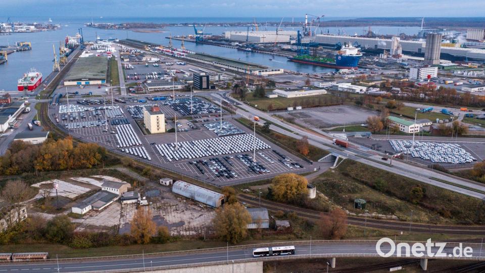 Über den Rostocker Hafen soll Wasserstoff in Form von Ammoniak nach Deutschland gelangen. (Archivbild) Bild: Jens Büttner/dpa