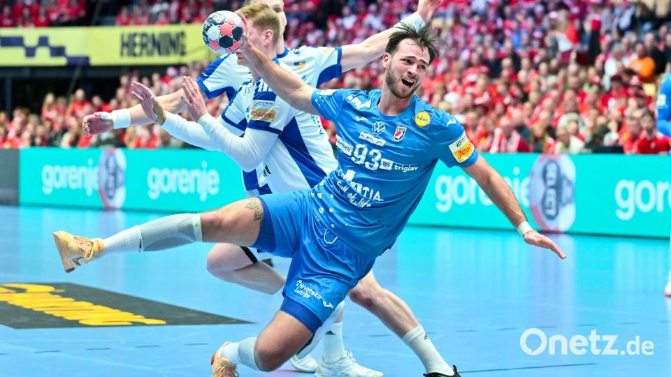 Kroatiens Veron Nacinovic hatten großen Anteil am Gewinn der Bronzemedaille. Bild: Sina Schuldt/dpa