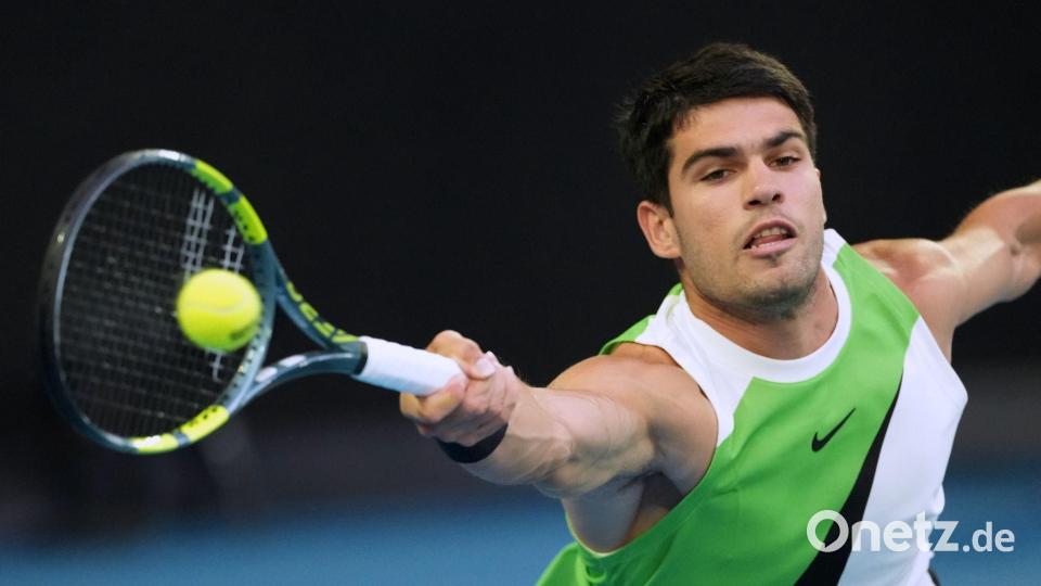 Carlos Alcaraz hat jetzt alle vier Grand-Slam-Turnier gewonnen. Bild: Aaron Favila/AP/dpa