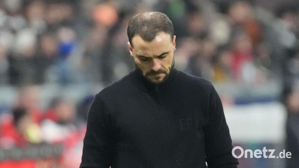 Verabschiedete sich ohne Erfolgserlebnis: Dennis Schmitt. Bild: Marc Schüler/dpa