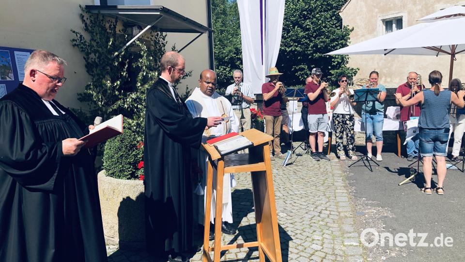 Glockenweihe in Thumsenreuth am ersten Sonntag nach Trinitatis. Bild: wro