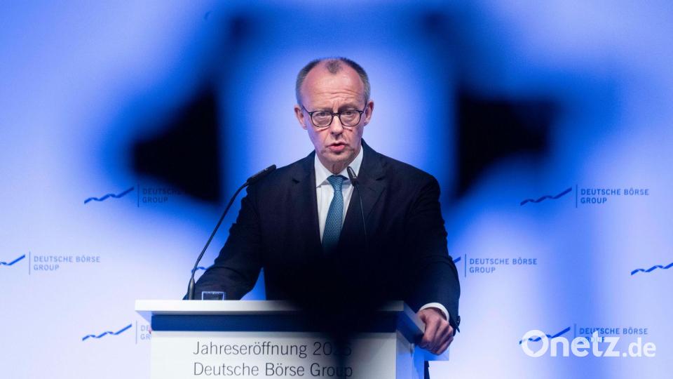 Merz: „Wir wollen endlich dafür sorgen, dass wir einen offenen europäischen Kapitalmarkt bekommen, auch mit der notwendigen Finanzmarktinfrastruktur.“ Bild: Boris Roessler/dpa