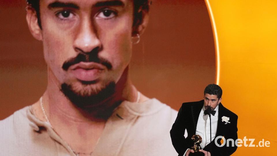 Bad Bunny dominiert die Grammys. Bild: Chris Pizzello/Invision/AP/dpa