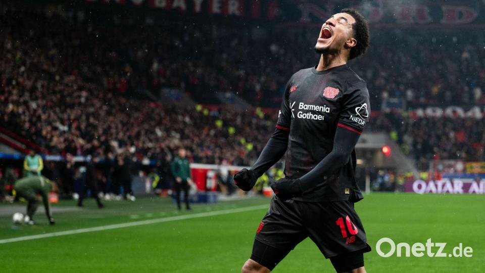 Kommt bei Bayer Leverkusen immer besser in Form: Malik Tillman. (Archivbild) Bild: Marius Becker/dpa