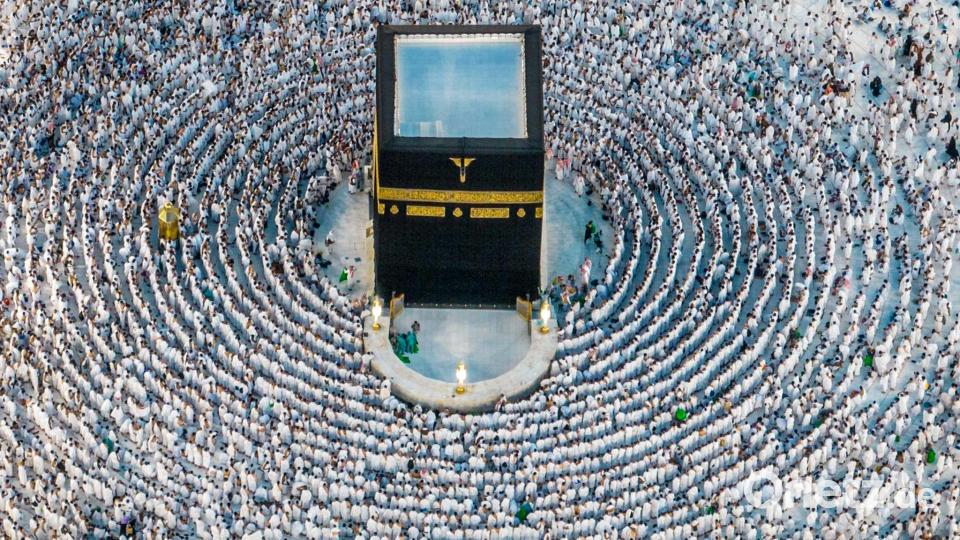 Hunderttausende kommen für den Hadsch nach Mekka. Bild: -/Saudi Press Agency/dpa