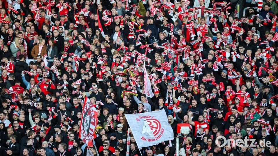 Vereine wie Rot-Weiss Essen sorgen in der 3. Liga für hohe Zuschauerzahlen. (Archivbild) Bild: Christoph Reichwein/dpa
