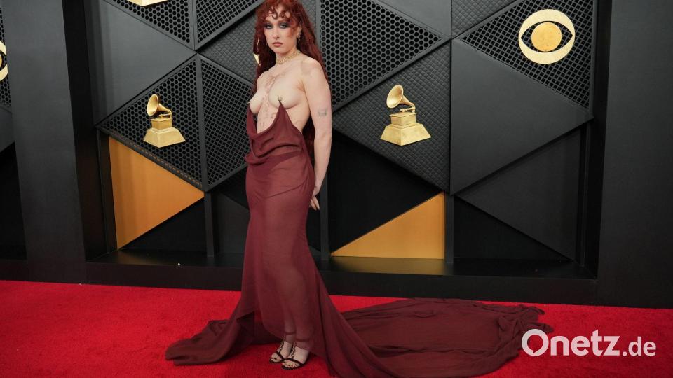 Chappell Roan auf dem roten Teppich. Bild: Jordan Strauss/Invision/AP/dpa