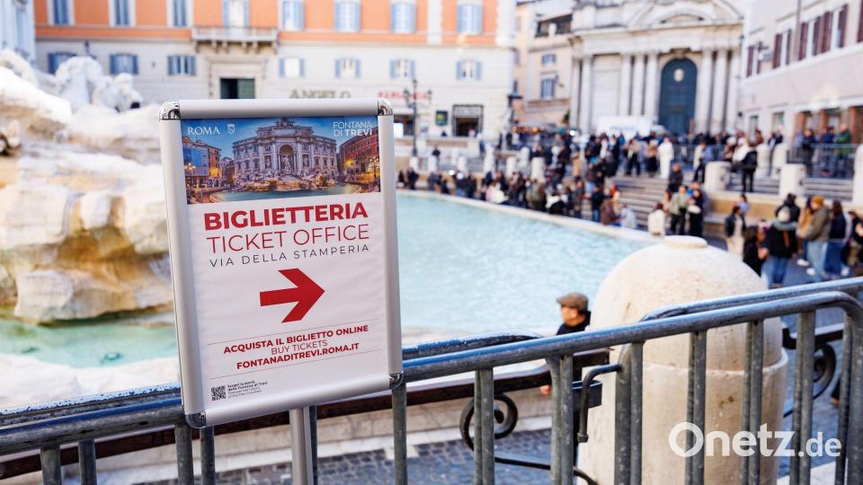 Die Zwei-Euro-Tickets kann man schon im Voraus online erwerben. Eine eigene Webseite auf Englisch und Italienisch ist dafür bereits seit einigen Tagen online. Bild: Roberto Monaldo/LaPresse via ZUMA Press/dpa