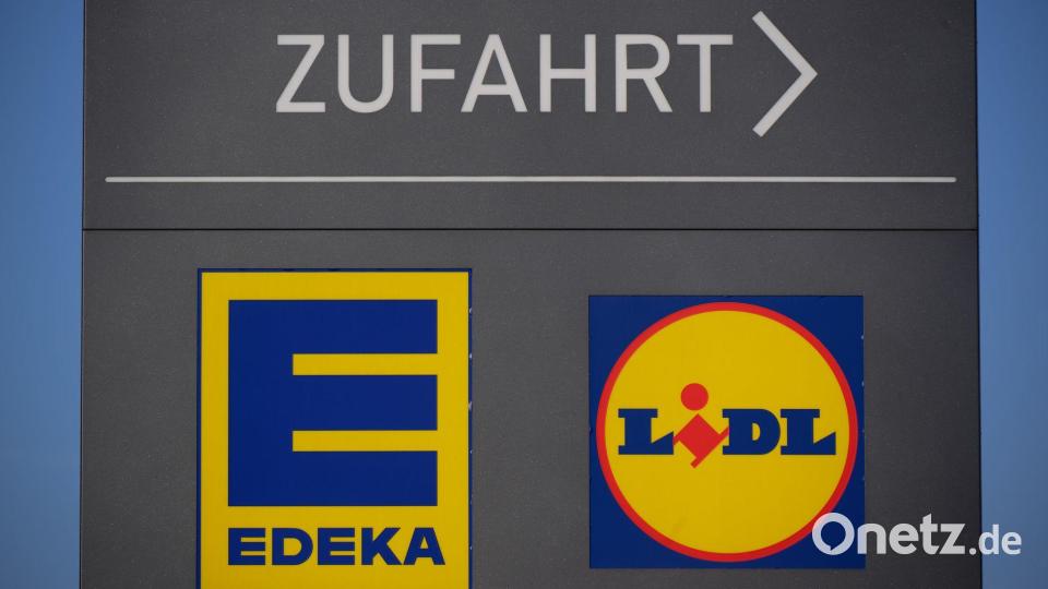 Edeka und Lidl zählen zu den größten Lebensmittelhändlern in Deutschland. Bild: Henning Kaiser/dpa