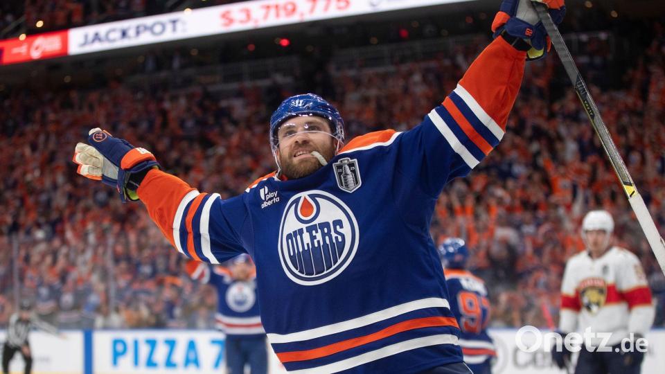 Eishockey-Superstar Leon Draisaitl war schon Deutschlands Sportler des Jahres. (Archivbild) Bild: Jason Franson/The Canadian Press via AP/dpa