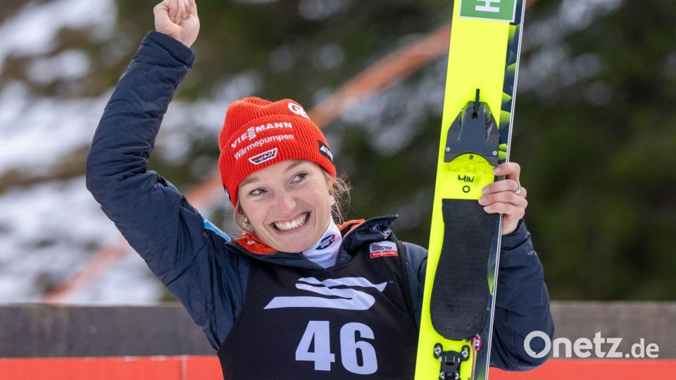 Für Katharina Schmid wird Olympia in Italien der letzte Karriere-Höhepunkt. (Archivbild) Bild: Urs Flueeler/KEYSTONE/dpa