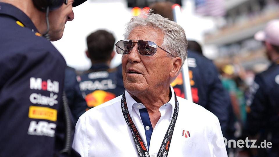 Mario Andretti sitzt im Vorstand des Formel-1-Teams Cadillac. (Archivbild) Bild: Hasan Bratic/dpa