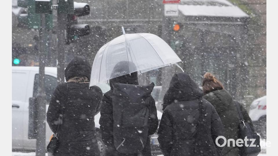 Schnee und Kälte herrschen im Norden. Bild: Marcus Brandt/dpa