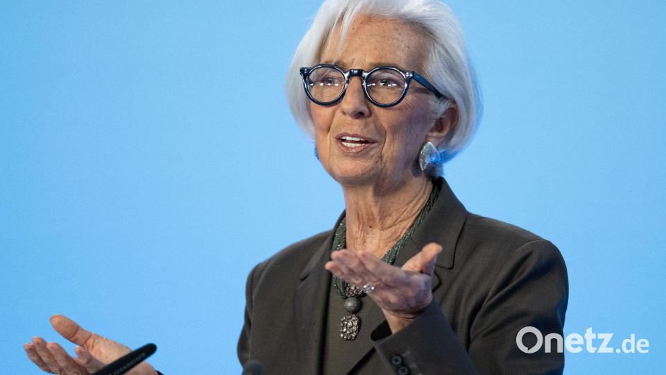 Präsidentin Christine Lagarde: EZB–Geldpolitik und Inflation in guter Position. Bild: Florian Wiegand/dpa
