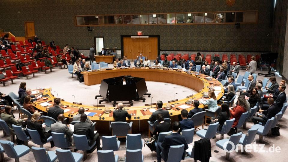 Der Sicherheitsrat hält im UN-Hauptquartier in New York eine Sitzung  ab. Bild: Evan Schneider/UN Photo/XinHua/dpa