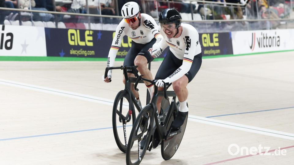 Roger Kluge (l) und Moritz Augenstein in Aktion. Bild: Roth/dpa