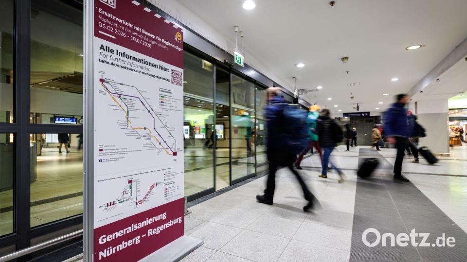 Die Bauarbeiten sollen fünf Monate bis zum 10. Juli dauern. Bild: Daniel Karmann/dpa