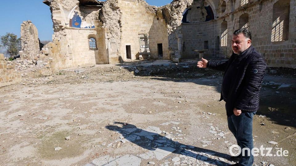 Die Gemeinde will die griechisch-orthodoxe Kirche wieder aufbauen. Bild: Mirjam Schmitt/dpa