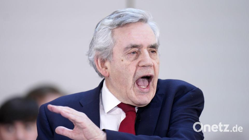 Gordon Brown wirft seinem früheren Minister „kompletten Verrat“ vor. (Archivbild) Bild: Danny Lawson/PA Wire/dpa