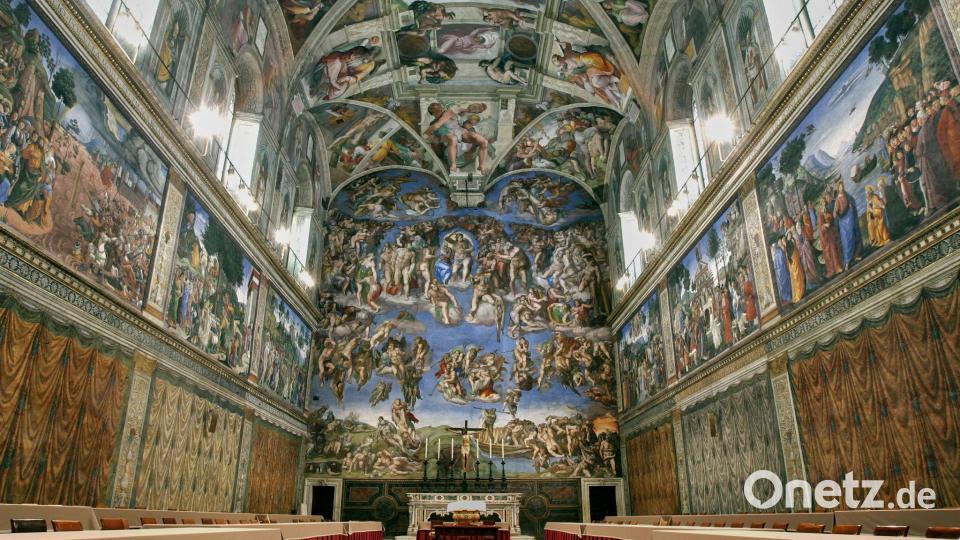 Das Deckengemälde gehört zu Michelangelos berühmtesten Werken überhaupt. (Archivbild) Bild: Pier Paolo Cito/AP/dpa