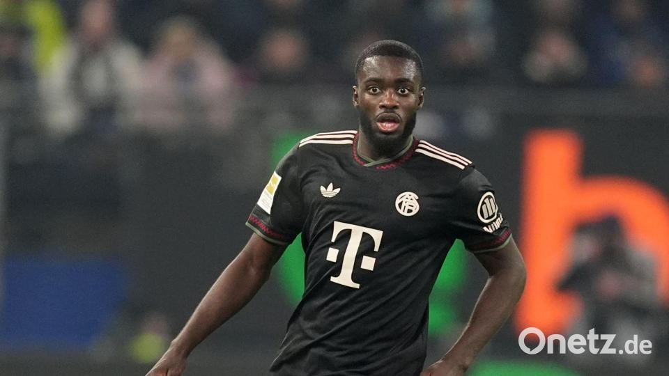 Der Bayern-Poker mit Dayot Upamecano ist „auf der Zielgeraden“. (Archivbild) Bild: Marcus Brandt/dpa