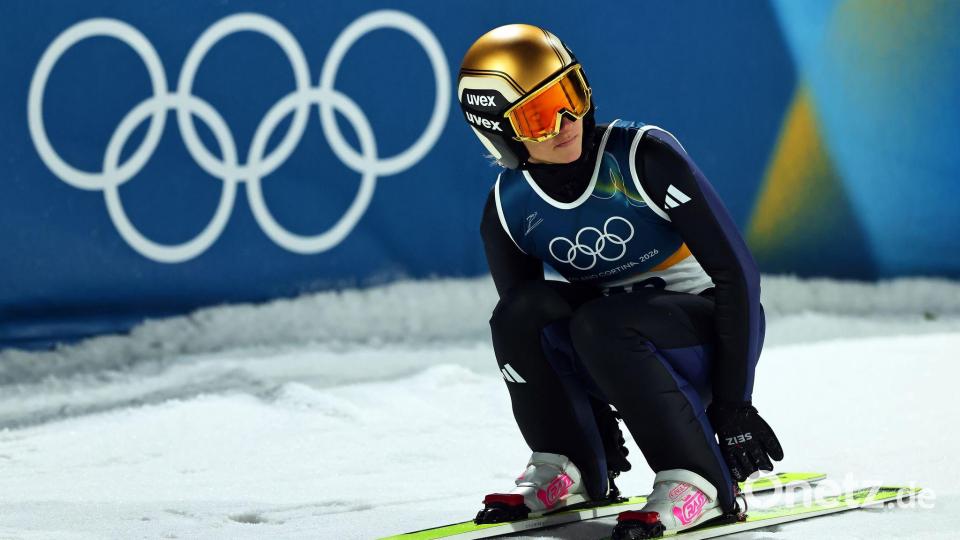 Katharina Schmid zeigte nicht ihre beste Leistung. Bild: Daniel Karmann/dpa