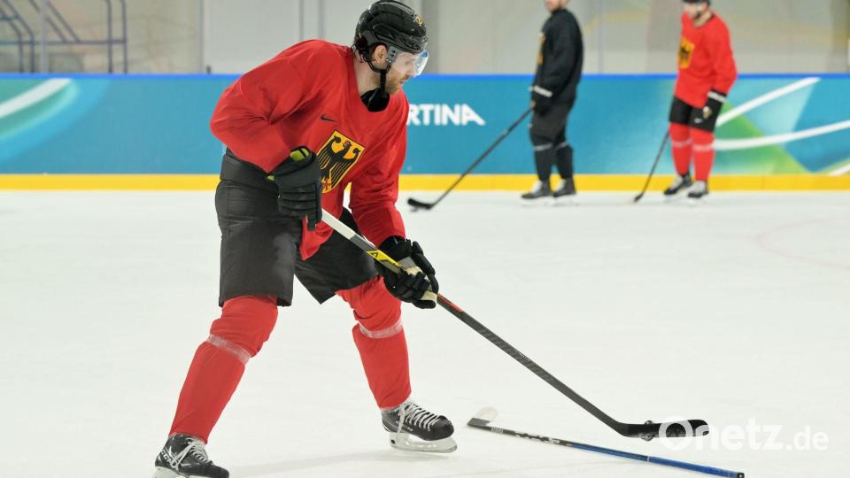 Beeindruckte im Training sogleich seine Mitspieler: Leo Draisaitl Bild: Peter Kneffel/dpa