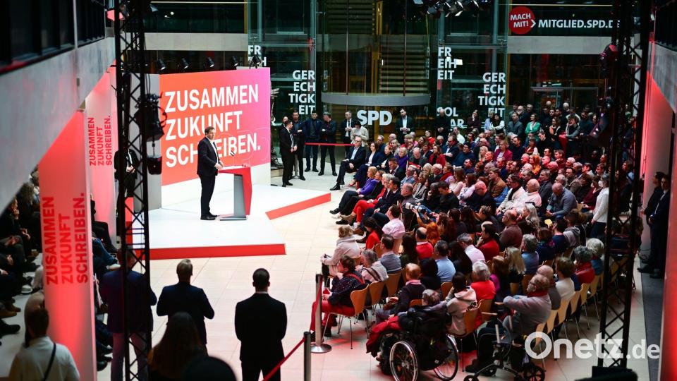 Die SPD will definieren, wer sie ist. Bild: Sebastian Christoph Gollnow/dpa