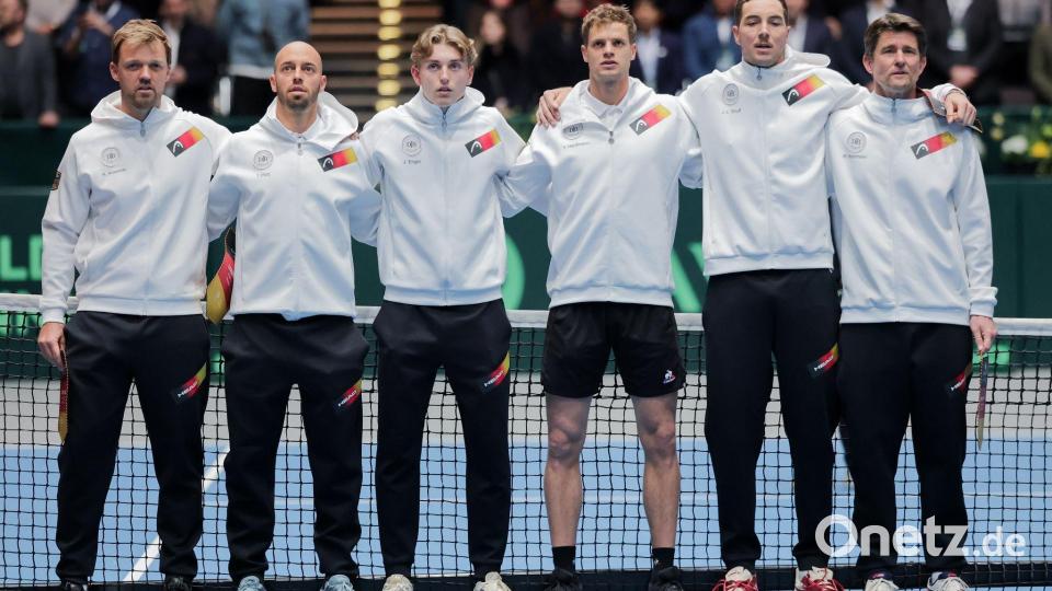 Mit diesem Team besiegte der DTB-Tross Außenseiter Peru. Bild: Rolf Vennenbernd/dpa