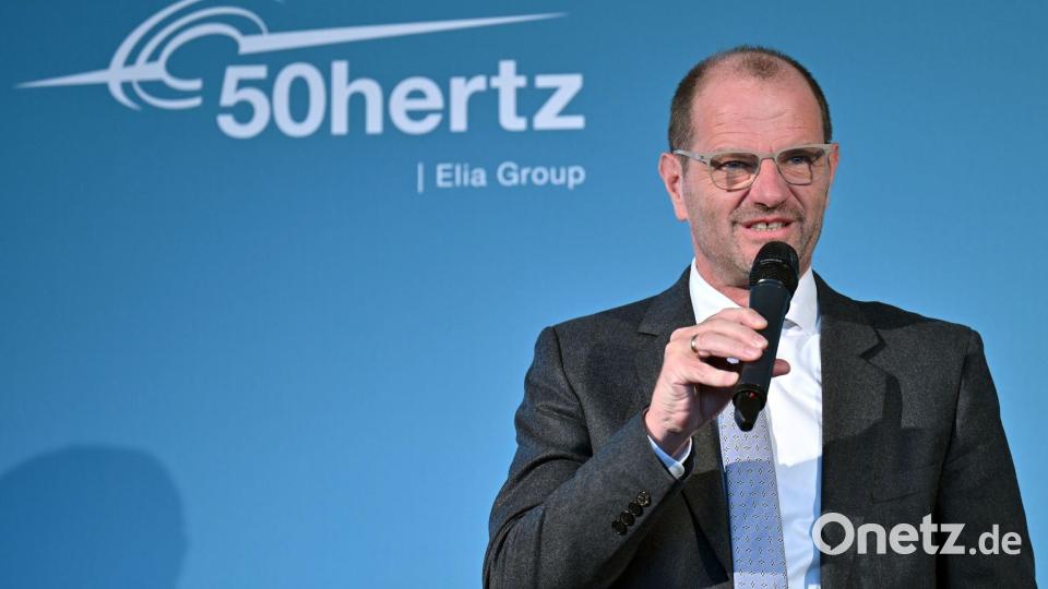 Der Chef des Netzbetreibers 50Hertz, Stefan Kapferer, geht davon aus, dass die Ostsee für die Versorgungssicherheit und den Klimaschutz in Deutschland immer wichtiger wird. (Archivbild) Bild: Martin Schutt/dpa