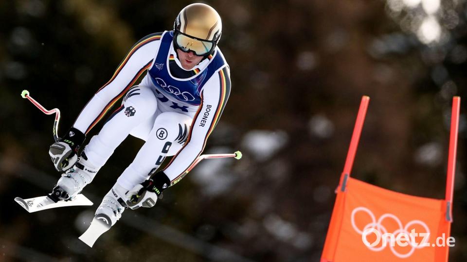 Die Olympia-Rennen von Simon Jocher in Bormio kann Freundin Coletta Rydzek nur vom TV aus verfolgen. Bild: Gabriele Facciotti/AP/dpa