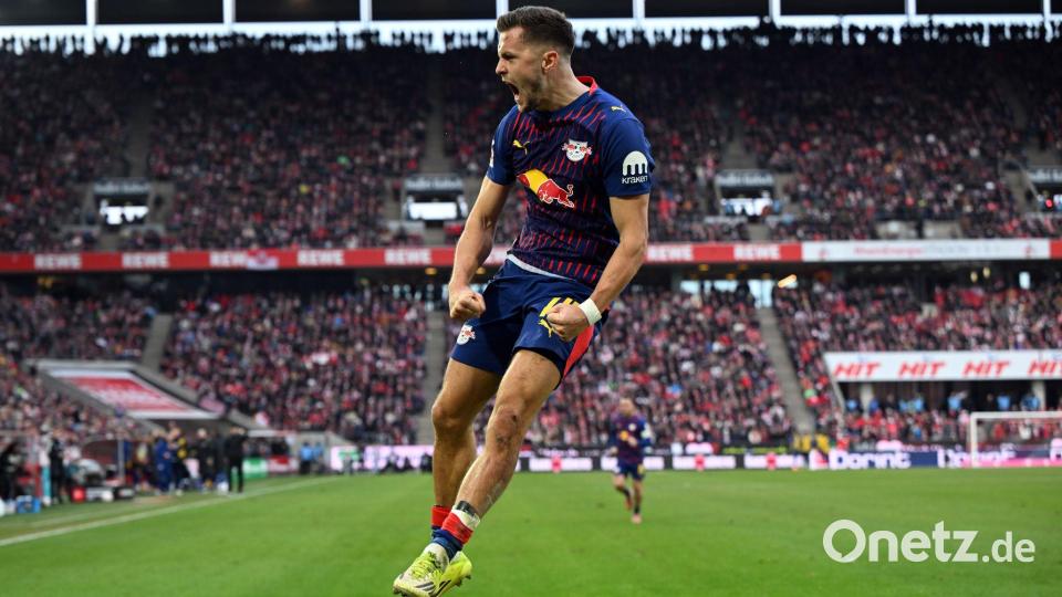 Hatte viel Grund zum Jubeln: Christoph Baumgartner. Bild: Federico Gambarini/dpa