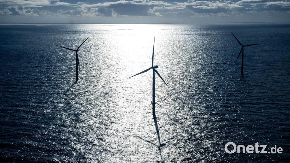 Von der Nordsee wurden im vergangenen Jahr laut Tennet insgesamt 20,8 TWh Windenergie an Land übertragen. (Archivbild) Bild: Sina Schuldt/dpa