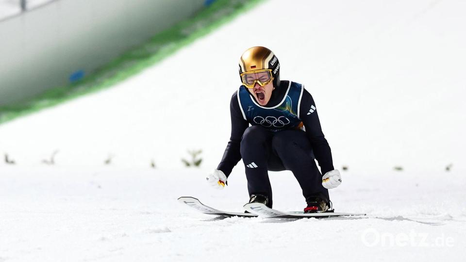 Philipp Raimund zeigte einen quasi perfekten Wettkampf. Bild: Daniel Karmann/dpa