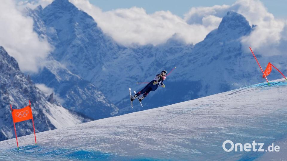 Lindsey Vonn hat sich bei dem Sturz schwer verletzt. Bild: Jacquelyn Martin/AP/dpa