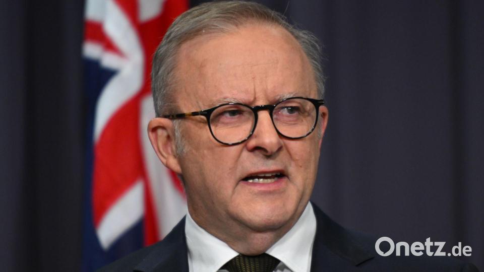 Premier Anthony Albanese hatte das kontroverse Gesetz maßgeblich vorangetrieben. (Archivbild) Bild: Lukas Coch/AAP/dpa