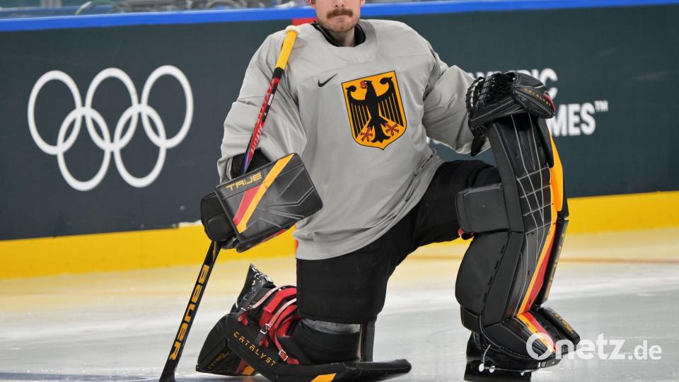 NHL-Keeper Philipp Grubauer findet die Ernennung von Leon Draisaitl zum Kapitän folgerichtig Bild: Peter Kneffel/dpa