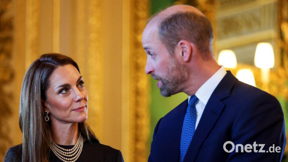 William und Kate äußerten sich erstmals zu Epstein. (Archivbild) Bild: Hannah Mckay/PA Wire/dpa