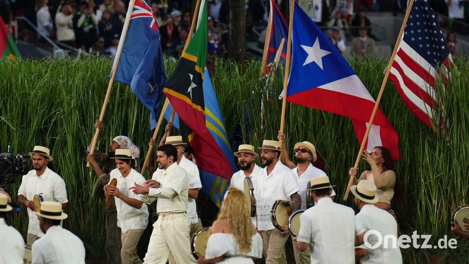 Bad Bunny setzte eine politische Botschaft. Bild: Godofredo A. Vásquez/AP/dpa