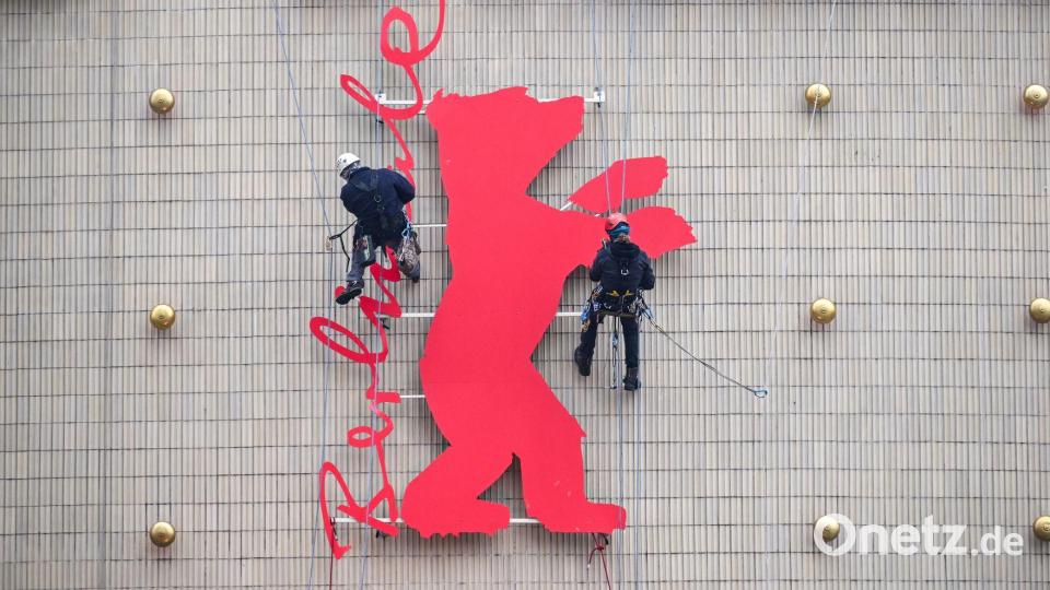 Bärig: Vor Beginn der Berlinale laufen in der Hauptstadt die Vorbereitungen. Bild: Britta Pedersen/dpa