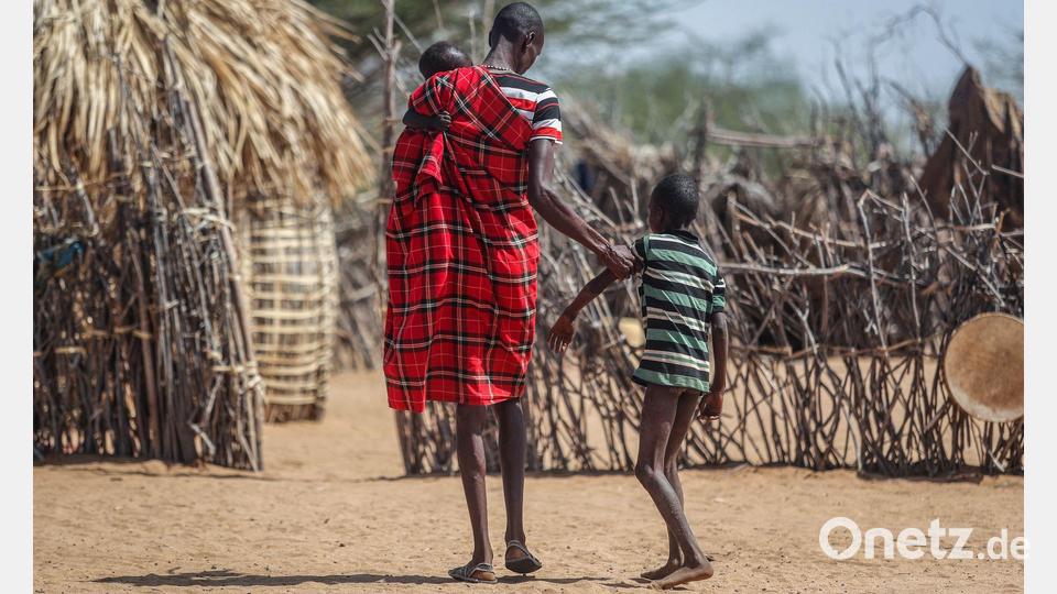 Für Nomaden wie die Massai oder Samburu ist der Verlust von Weideland durch Dürre und Klimawandel existenzbedrohend (Archivbild) Bild: Brian Inganga/AP/dpa
