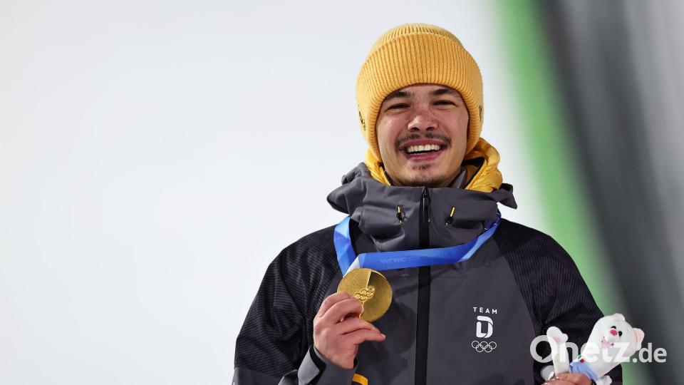 Philipp Raimund freute sich, schlug aber auch nachdenkliche Töne an. Bild: Daniel Karmann/dpa