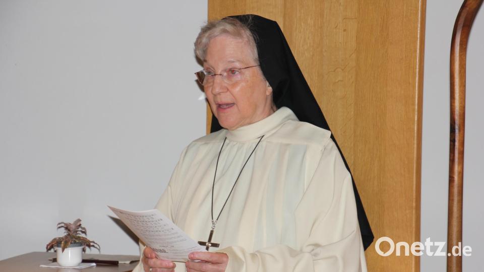 Eine lebende Legende: Äbtissin Laetitia, seit 30 Jahren leitet sie den Konvent in Waldsassen. Bild: kro