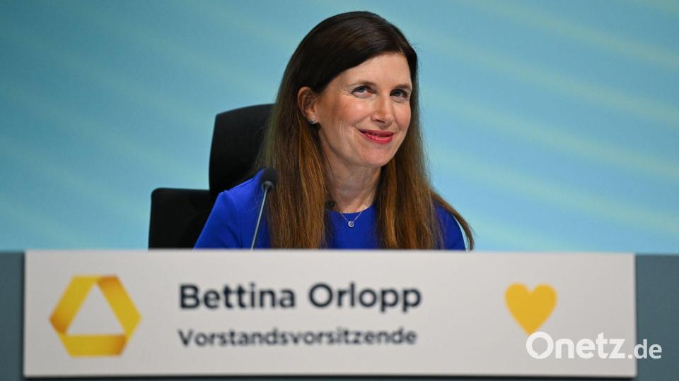 Vorstandchefin Bettina Orlopp: „2025 war für die Commerzbank ein sehr erfolgreiches Geschäftsjahr.“ (Archivbild) Bild: Arne Dedert/dpa