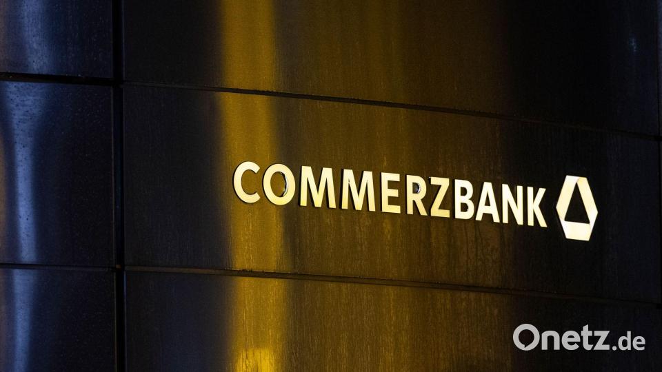 Die Commerzbank schüttet ihren kompletten Gewinn an die Aktionäre aus (Archivbild) Bild: Hannes P. Albert/dpa
